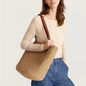 J. Crew Straw Market Tote